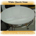 Quartz stone top dining tables, white quartz stone